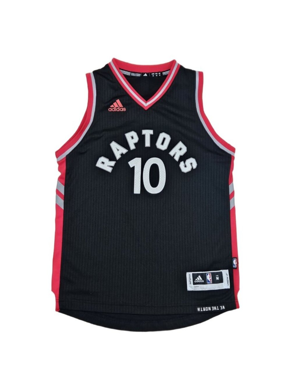 DeMar DeRozan Raptors #10 Adidas Swingman Jersey Youth M +2 Black